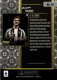 Kenan Yildiz - Panini Player of the Match Base Set 2024-25, Nr. 56