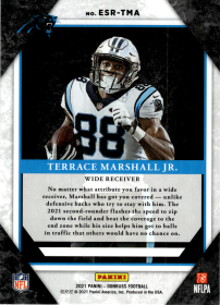 Terrace Marshall Jr. - Panini Donruss Elite Series Rookies 2021, Nr. ESR-TMA – Rookie Card, Insert