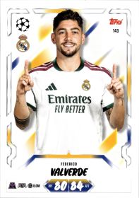 Federico Valverde - Topps Match Attax UEFA Club Competitions Base Set 2026-27, Nr. 143