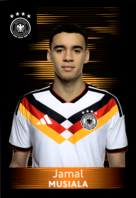 Jamal Musiala - Panini FIFA World Cup DFB-Sammelkarten 2026, Nr. 25
