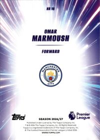 Omar Marmoush - Topps Flagship Premier League Nitro Boost 2026-27, Nr. NB 16 – Insert
