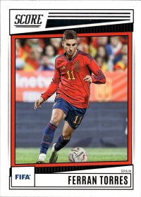 Ferran Torres - Panini Score FIFA Base Set 2022-23, Nr. 158