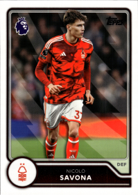 Nicolò Savona - Topps Flagship Premier League Base Set 2026-27, Nr. 218