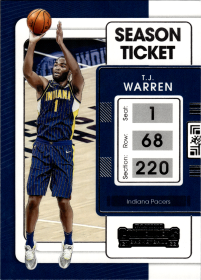 T.J. Warren - Panini Contenders Season Ticket 2021-22, Nr. 100