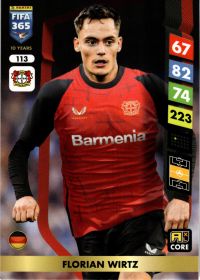 Florian Wirtz - Panini Adrenalyn XL FIFA 365 Base Set 2025, Nr. 113