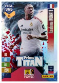 Ibrahima Konaté - Panini Adrenalyn XL FIFA 365 Prime Titan 2026-27, Nr. 254 – Insert