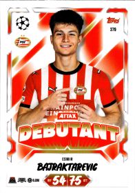 Esmir Bajraktarevic - Topps Match Attax UEFA Club Competitions Attax Debutant 2026-27, Nr. 379