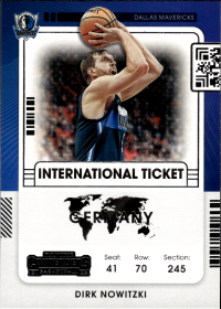 Dirk Nowitzki - Panini Contenders International Ticket 2021-22, Nr. 20