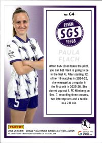 Paula Flach - Panini Frauen-Bundesliga TC Collection Base Set 2025-26, Nr. 64