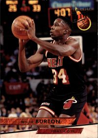 Willie Burton - Fleer Base Set 1993-94, Nr. 279