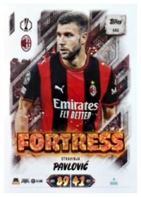 Strahinja Pavlović - Topps Match Attax UEFA Club Competitions Fortress 2026-27, Nr. 440