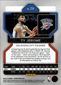Ty Jerome - Panini Prizm Base Set 2021-22, Nr. 214