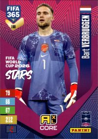 Bart Verbruggen - Panini Adrenalyn XL FIFA 365 FIFA World Cup 2026 Stars 2026-27, Nr. 160