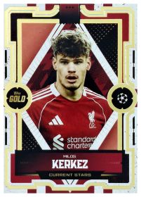 Milos Kerkez - Topps Gold UEFA Club Competitions Current Stars 2025-26
