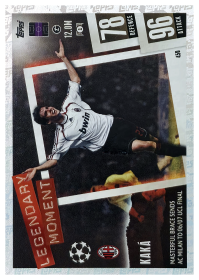 Kaká - Topps Match Attax UEFA Club Competitions Legendary Moment 2023-24, Nr. 450