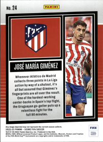 José María Giménez - Panini Score FIFA Base Set 2022-23, Nr. 24
