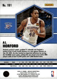 Al Horford - Panini Mosaic Base Set 2020-21, Nr. 191