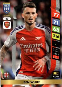Ben White - Panini Adrenalyn XL FIFA 365 Base Set 2025, Nr. 32