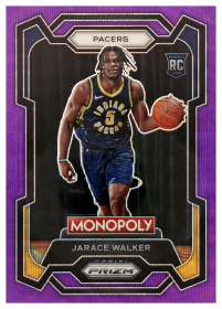 Jarace Walker - Panini Prizm Monopoly Base Set 2023-24, Nr. 36 – Rookie Card, Purple Wave