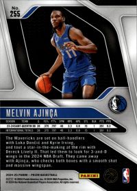 Melvin Ajinça - Panini Prizm Base Set 2024-25, Nr. 255 – Rookie Card