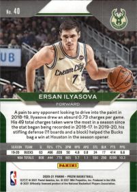 Ersan Ilyasova - Panini Prizm Base Set 2020-21, Nr. 40
