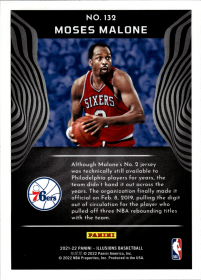Moses Malone - Panini Illusions Base Set 2021-22, Nr. 132