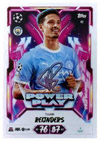 Tijjani Reijnders - Topps Match Attax UEFA Club Competitions Power Play Signature Style 2026-27, Nr. 42