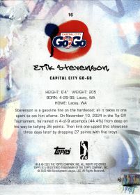 Erik Stevenson - Topps G League Base Set 2024-25, Nr. 16