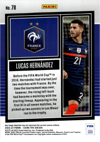 Lucas Hernández - Panini Score FIFA Base Set 2022-23, Nr. 78