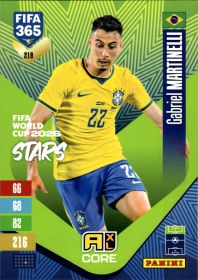 Gabriel Martinelli - Panini Adrenalyn XL FIFA 365 FIFA World Cup 2026 Stars 2026-27, Nr. 219