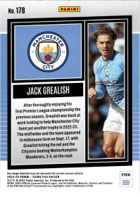 Jack Grealish - Panini Score FIFA Base Set 2022-23, Nr. 178