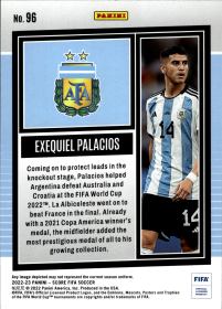 Exequiel Palacios - Panini Score FIFA Base Set 2022-23, Nr. 96