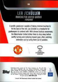 Lea Schüller - Topps Chrome UEFA Women's Champions League Base Set 2025-26, Nr. 66