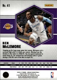 Ben McLemore - Panini Mosaic Base Set 2020-21, Nr. 41