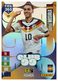 Jamal Musiala - Panini Adrenalyn XL FIFA 365 Club 99 2026-27, Nr. 327 – Insert
