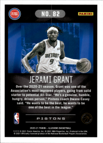 Jerami Grant - Panini Illusions Base Set 2020-21, Nr. 82