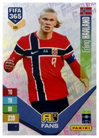 Erling Haaland - Panini Adrenalyn XL FIFA 365 Fan Favourites 2026-27, Nr. 444 – Insert
