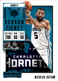 Nicolas Batum - Panini Contenders Season Ticket 2018-19, Nr. 24