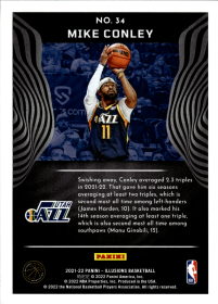 Mike Conley - Panini Illusions Base Set 2021-22, Nr. 34