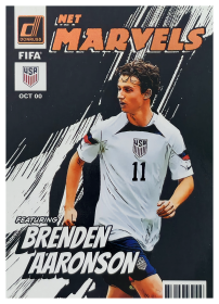 Brenden Aaronson - Panini Donruss Net Marvels 2022-23, Nr. 25 – Insert