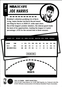 Joe Harris - Panini Hoops Base Set 2021-22, Nr. 97