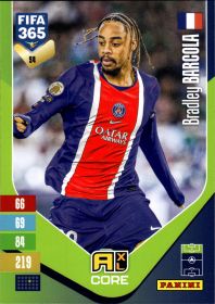 Bradley Barcola - Panini Adrenalyn XL FIFA 365 Base Set 2026-27, Nr. 54
