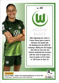 Kessya Bussy - Panini Frauen-Bundesliga TC Collection Base Set 2025-26, Nr. 16