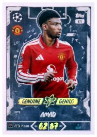 Amad - Topps Match Attax UEFA Club Competitions Genuine Genius 2026-27, Nr. 471