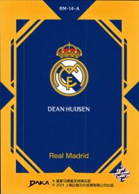 Dean Huijsen - DAKA Real Madrid Top Audience Base Set 2025-26, Nr. RM-14-A