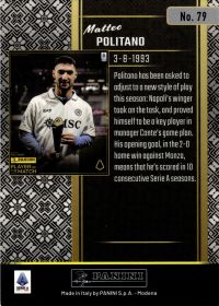 Matteo Politano - Panini Player of the Match Base Set 2024-25, Nr. 79