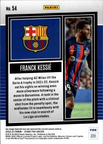 Franck Kessié - Panini Score FIFA Base Set 2022-23, Nr. 54