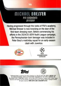 Michael Bresser - Topps UEFA Club Competitions Base Set 2025-26, Nr. 146 – Rookie Card