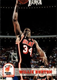 Willie Burton - NBA Hoops Base Set 1993-94, Nr. 360