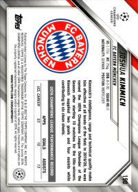 Joshua Kimmich - Topps UEFA Champions League Base Set 2021-22, Nr. 190